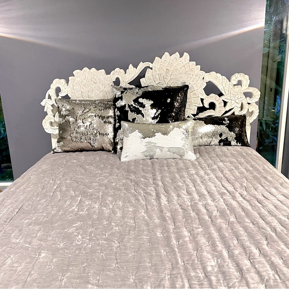 Anthropologie velvet quilt